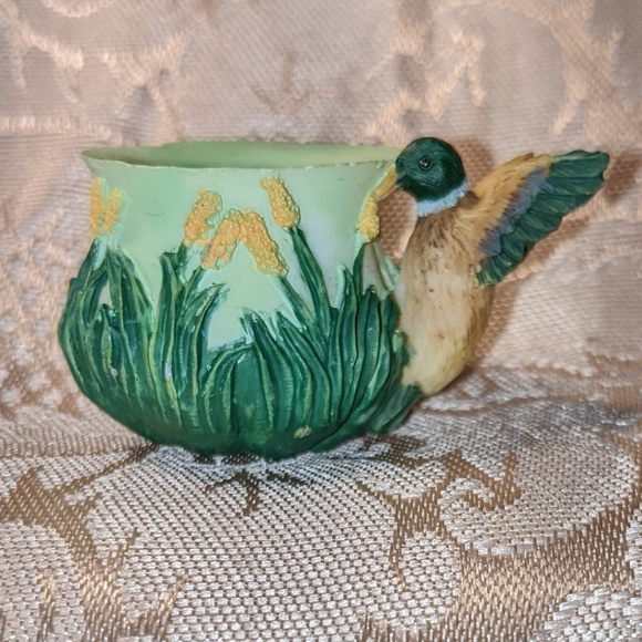 Vintage Resin Miniature Bird Teacups Set Of 5 - Picture 12 of 16